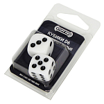 Набор кубиков Stuff-Pro (D6 16 мм 2 шт белые)