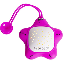 Колонка портативная В52 Сладкий сон, розовый, от акб, 10 мелодий