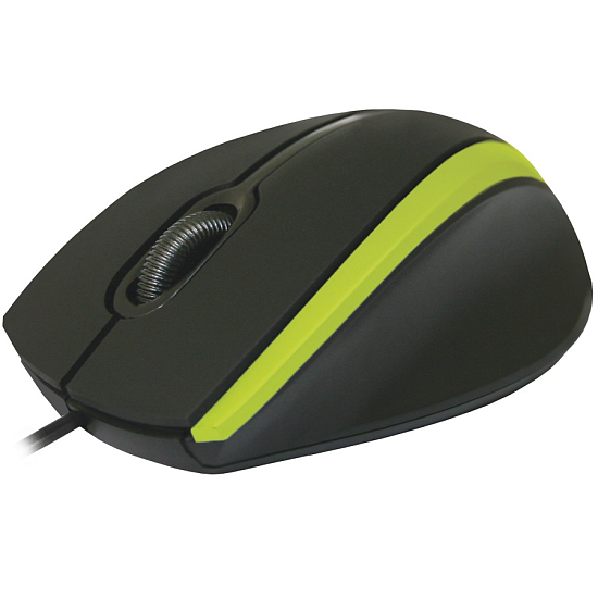 Мышь DEFENDER MM-340 черный/зеленый