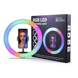 Светодиодное кольцо-подсветка 33см 13" RGB MJ33