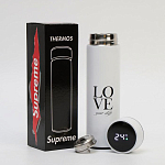 Термос Supreme "Love", c термометром, 450 мл, сохраняет тепло 8 ч, 23 х 6.5 см 6920740