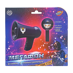 Мегафон «Полицейский», 2 режима: громкоговоритель, работает от батареек
