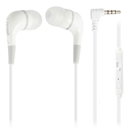 Наушники RITMIX RH-112M white