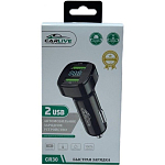 Авто ЗУ 2USB CARLIVE CR30, черный
