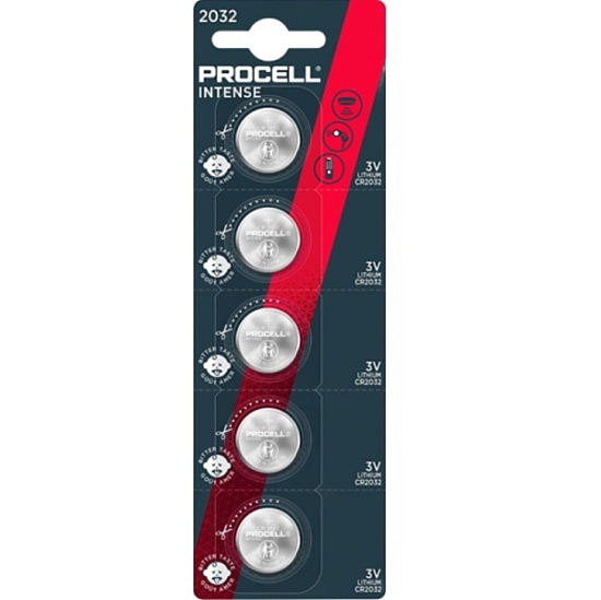 Элемент питания DURACELL CR2032 Procell BL-5 (5/200)