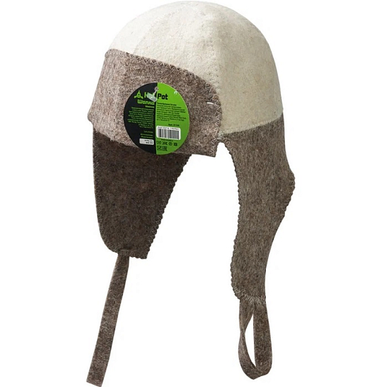 Шапка HOT POT "Ушанка", войлок 100% 41191