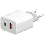 Сетевое ЗУ 1Type-C AXXA белый, 30W, QC, PD