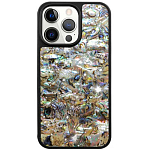 Задняя накладка K-DOO SEASHELL для iPhone 13 PRO черн. корп (черный)