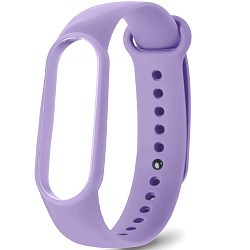 Силиконовый ремешок ISA для Mi Band 7 silicon loop Light purple #6