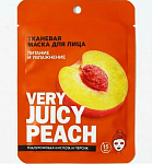 Маска для лица тканевая с гиалуроновой кислотой Very juicy peach, питание и увлажнение, PICO MICO