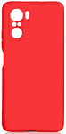Силиконовый чехол DF для Xiaomi Poco F3/ Xiaomi Redmi K40 DF poOriginal-04 (red) с микрофиброй