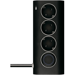 Сетевой фильтр  1.5м ROMBICA NEO WC3 PSE-001, черный 3 розтки, 16A