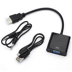 Переходник HDMI <--> VGA + AUX 0.2м ENERGY POWER + питание