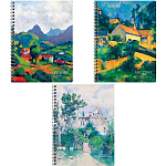 Тетрадь 48л., А5, клетка на гребне GreenwichLine "Art zone", матовая ламинация,NS5c48-33384