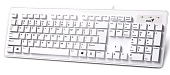 Клавиатура GENIUS SlimStar 130  White, USB