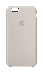 Задняя накладка Silicone CASE для iPhone 6/6S серая (не оригинал)