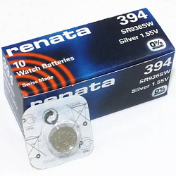 Элемент питания RENATA AG09 (R394) (SR936SW) BOX-10