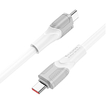 Кабель Type-C <--> Type-C  3.0м HOCO X106 Big bull, ,белый, 240Вт