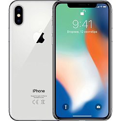 Смартфон APPLE iPhone X  64Gb Серебристый (Б/У)