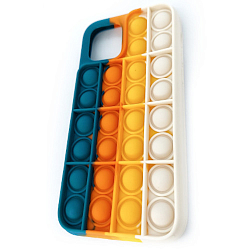 Задняя накладка POP IT для iPhone 12/12 Pro, №4, тонкий, непрозрачный, матовый