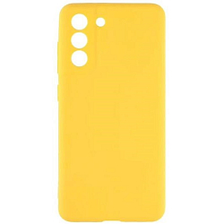 Задняя накладка ZIBELINO Soft Matte для Samsung Galaxy S21FE (желтый) защита камеры