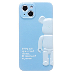 Задняя накладка SC332 для iPhone 13 (light blue)