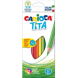 Карандаши цветные CARIOCA "Tita", 12 цв, 42793