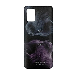 Задняя накладка GRESSO. Коллекция Пушистики-принт 12 для Realme C11 прозрачный