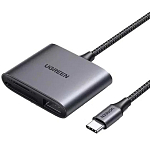 Кардридер UGREEN CM387 (80798) серый