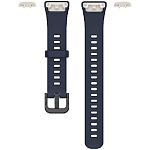 Силиконовый ремешок для Honor Band 6 на кнопке (blue)