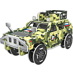 Конструктор 3D из пенокартона «Военный Внедорожник», с символикой Z, 46 д