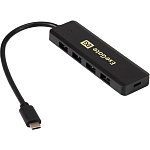 USB-Хаб ExeGate DUB-4CP/1 черный