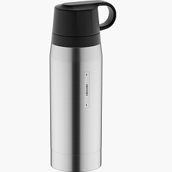 Термос NADOBA, серия STELA, 1л, с 2 чашками