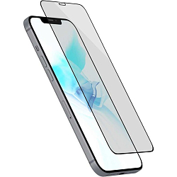 Противоударное стекло uBear дляiPhone 12 Pro Max,Ext. Nano Antibact., черное (GL108BL03ANA67-I20)