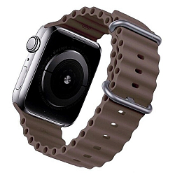 Силиконовый ремешок ApW26 Ocean Band для Apple Watch 38/40/41mm (dark grey)