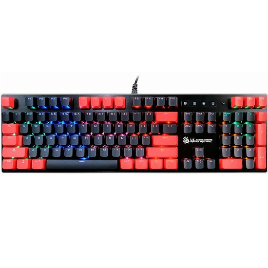 Клавиатура A4TECH Bloody B820N черный/красный, механическая
