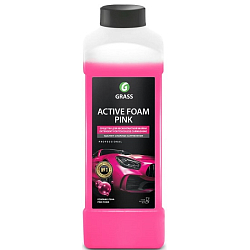 Автошампунь GRASS Active foam pink, розовый, 1л, для бесконтактной мойки