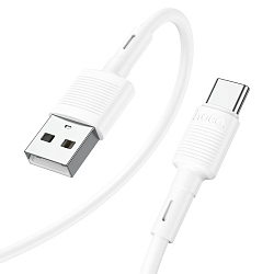 Кабель USB <--> Type-C  1.0м HOCO X83 Victory белый