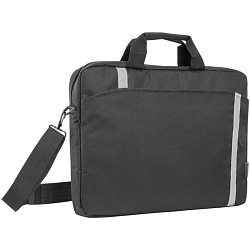 Сумка для ноутбука 15-16" DEFENDER Shiny черный, светоотражающая полоса