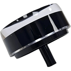 Ручка переключения программ для стиральной машины Samsung прозрачная с чёрной вставкой