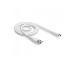 Кабель USB <--> microUSB  1.0м WALKER C305 белый
