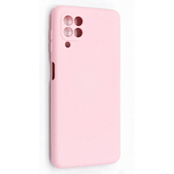 Задняя накладка SILICONE CASE Soft Matte для Samsung Galaxy A22 розовый