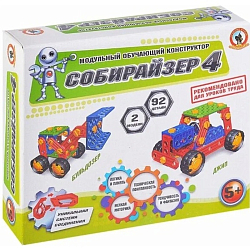 Конструктор Собирайзер 4 (92 дет.) 09024