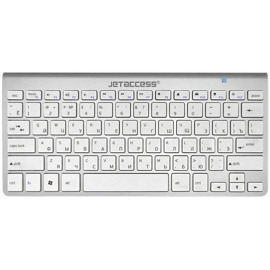 Клавиатура БП JET.A SlimLine K9 BT Silver Bluetooth (Уценка)