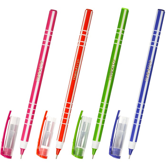 Ручка ПИФАГОР "Softy", СИНЯЯ 143020