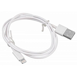 Кабель USB <--> Lightning  0.8м MSI 01 белый, в пакете