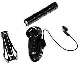 Шпионская игрушка «Набор для слежки», подслушивающее устройство и фонарик