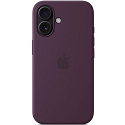 Силиконовый чехол SILICONE CASE MagSafe для iPhone 16 Pro Max (3. Plum) (с АНИМАЦИЕЙ)