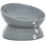 Миска керамическая "Феншуй" 150 мл  13 x 9 cм, серая с лапками   10771134