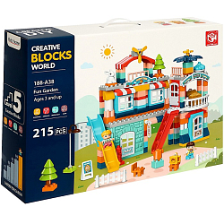 Конструктор KIDS HOME TOYS «Загородный домик», 2 варианта , 215 д